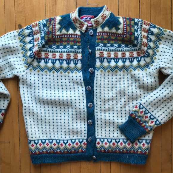 Viking Knit hand knit sweater - Picture 1 of 5